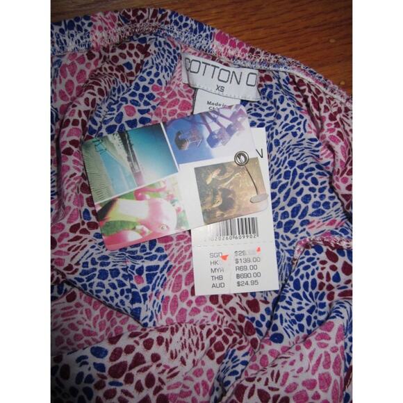 NWT Cotton On Kayla Frill Tank scale print - Picture 5 of 7